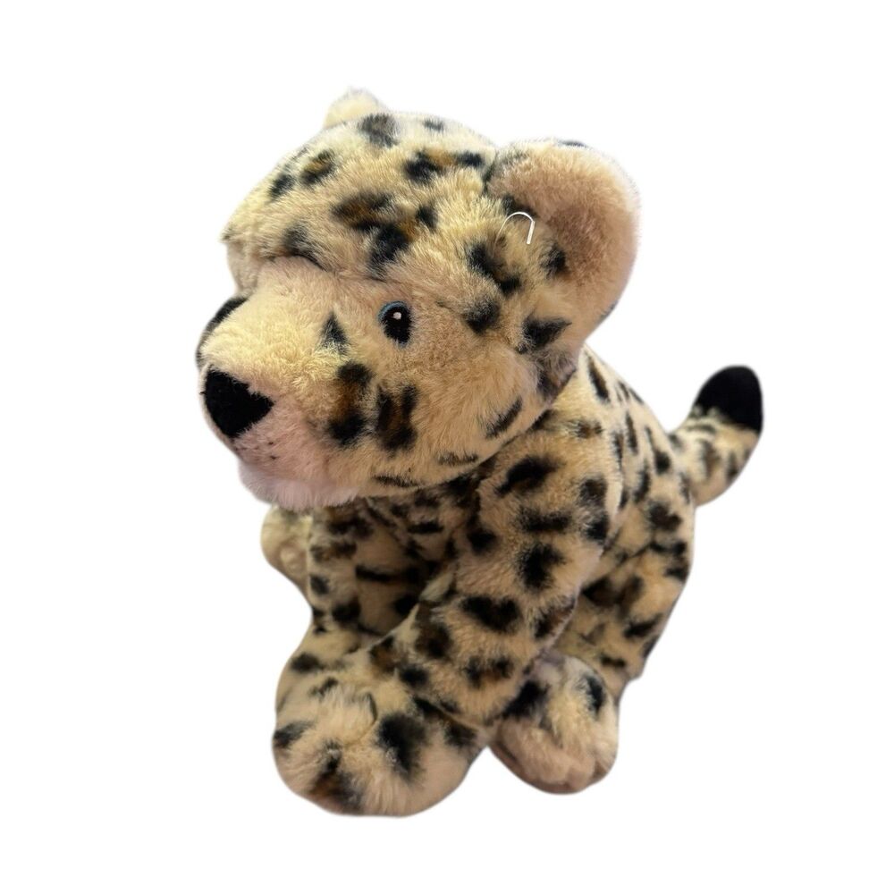 FAO Schwarz Leopard / Cheetah Plush - SUPER Soft - Planet Love Recycled NWOT